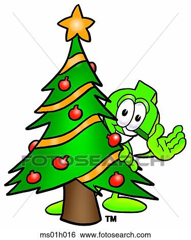 Dollar sign with christmas tree View Large Clip Art Graphic Clip Art - Dollar sign with christmas tree. Fotosearch