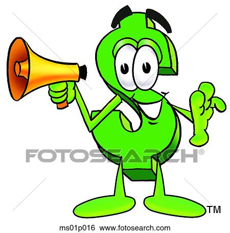 Dollar sign with megaphone View Large Clip Art Graphic Clip Art - Dollar sign with megaphone. Fotosearch
