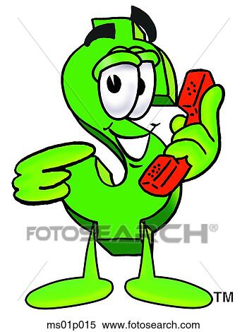 Dollar sign with phone View Large Clip Art Graphic Clipart - Dollar sign with phone. Fotosearch