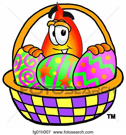 Flame and easter basket View Large Clip Art Graphic Clip Art - Flame and easter basket. Fotosearch