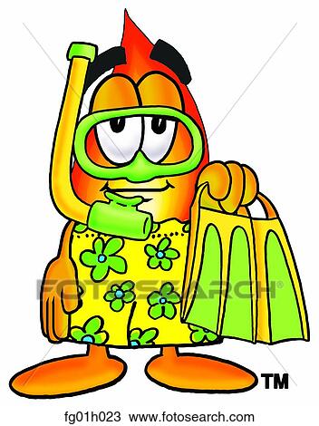 Flame in swim trunks View Large Clip Art Graphic Clipart - Flame in swim trunks. Fotosearch