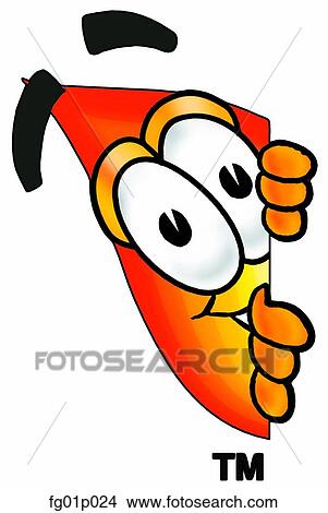 Flame peeking around side View Large Clip Art Graphic Clipart - Flame peeking around side. Fotosearch