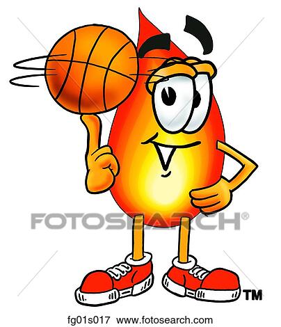 Flame playing Flame View Large Clip Art Graphic Clip Art - Flame playing Flame. Fotosearch