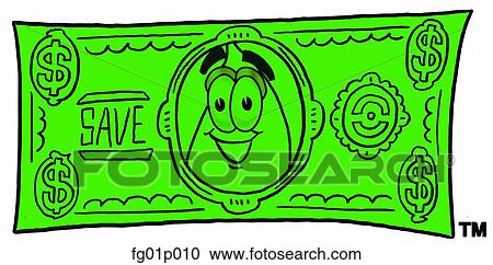 Flamme, auf, dollar, banknote Clipart | fg01p010 | Fotosearch