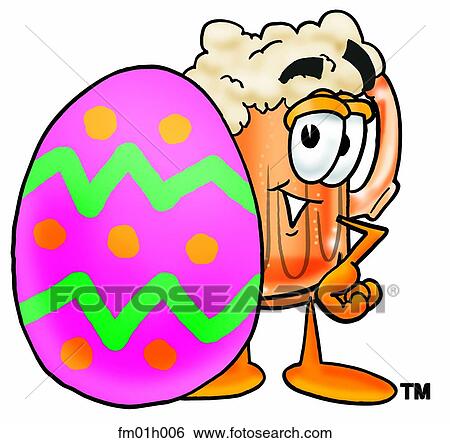 Beer mug and easter egg View Large Clip Art Graphic Clip Art - Beer mug and easter egg. Fotosearch