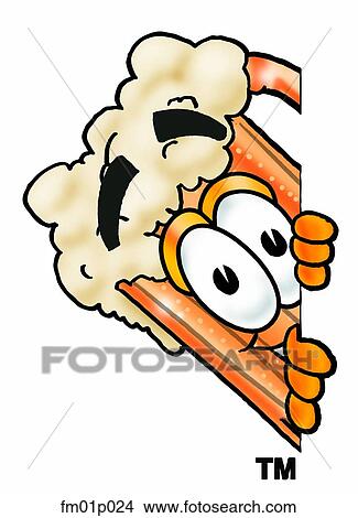 Beer mug peeking around side View Large Clip Art Graphic Clipart - Beer mug peeking around side. Fotosearch