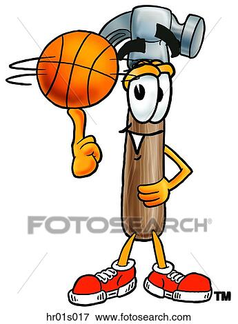 Clip Art - Hammer playing Hammer. Fotosearch