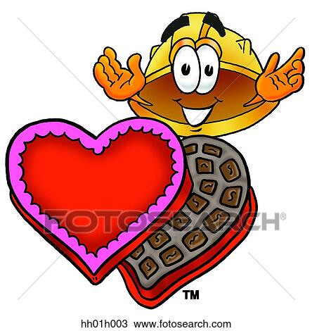Hard hat and chocolates View Large Clip Art Graphic Clipart - Hard hat and chocolates. Fotosearch