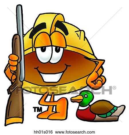 Hard hat hunting View Large Clip Art Graphic Clip Art - Hard hat hunting. Fotosearch