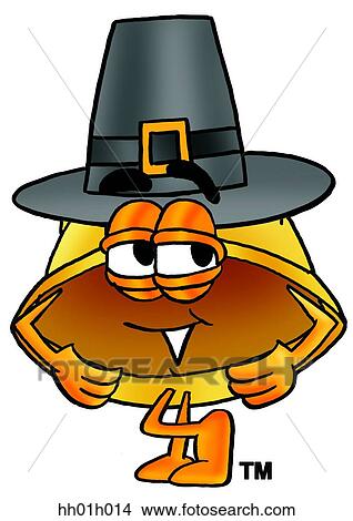 Clipart - Hard hat pilgrim. Fotosearch
