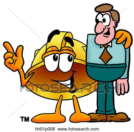 Hard hat with a man View Large Clip Art Graphic Clip Art - Hard hat with a man. Fotosearch