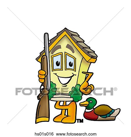 Clip Art - House hunting. Fotosearch
