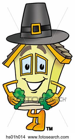 House pilgrim View Large Clip Art Graphic Clipart - House pilgrim. Fotosearch