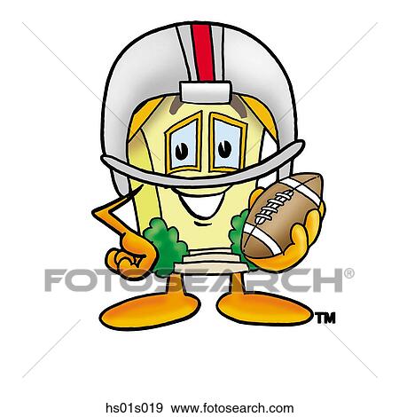 Clip Art - House playing football. Fotosearch