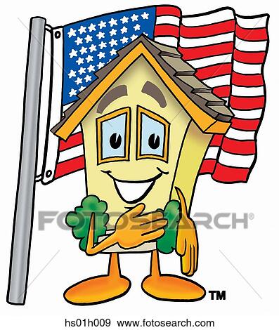 House saluting View Large Clip Art Graphic Clip Art - House saluting. Fotosearch