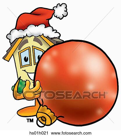 House with decoration View Large Clip Art Graphic Clipart - House with decoration. Fotosearch