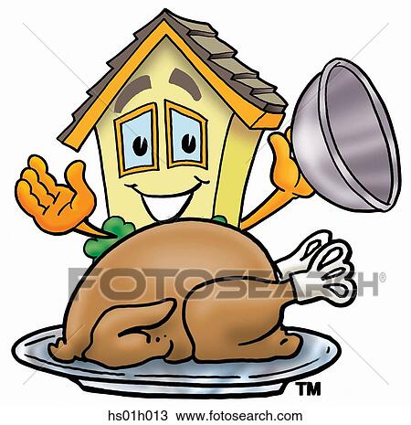 House with turkey View Large Clip Art Graphic Clipart - House with turkey. Fotosearch