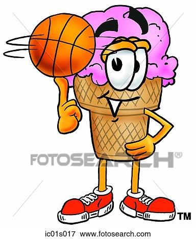 Ice cream cone playing Ice cream cone View Large Clip Art Graphic Clip Art - Ice cream cone playing Ice cream cone. Fotosearch