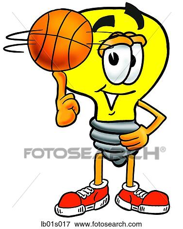 Clip Art - Light bulb playing Light bulb. Fotosearch