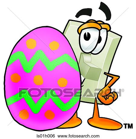 Light switch and easter egg View Large Clip Art Graphic Clip Art - Light switch and easter egg. Fotosearch