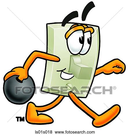Light switch bowling View Large Clip Art Graphic Clip Art - Light switch bowling. Fotosearch