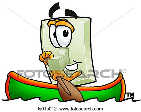 Light switch canoing View Large Clip Art Graphic Clipart - Light switch canoing. Fotosearch