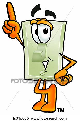Light switch pointing up View Large Clip Art Graphic Clipart - Light switch pointing up. Fotosearch