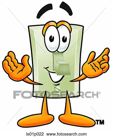 Light switch with arms open View Large Clip Art Graphic Clipart - Light switch with arms open. Fotosearch