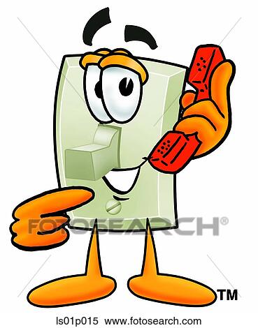 Light switch with phone View Large Clip Art Graphic Clipart - Light switch with phone. Fotosearch