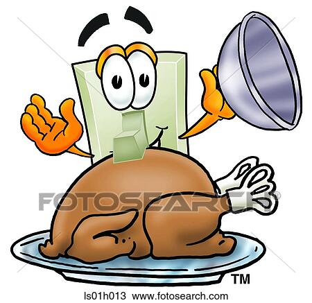 Light switch with turkey View Large Clip Art Graphic Clipart - Light switch with turkey. Fotosearch