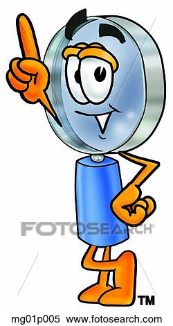 Mag glass pointing up View Large Clip Art Graphic Clipart - Mag glass pointing up. Fotosearch