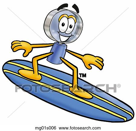 Mag glass surfing View Large Clip Art Graphic Clip Art - Mag glass surfing. Fotosearch