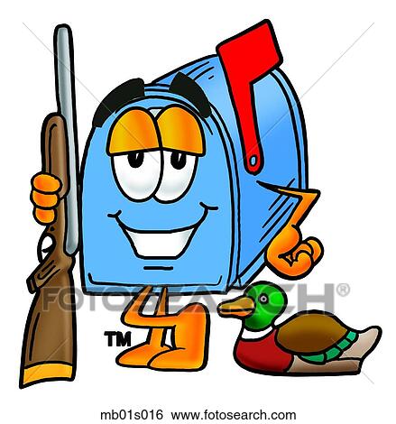 Mail box hunting View Large Clip Art Graphic Clip Art - Mail box hunting. Fotosearch