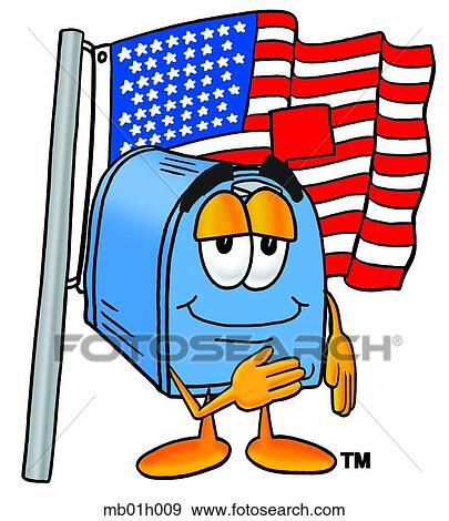 Mail box saluting View Large Clip Art Graphic Clip Art - Mail box saluting. Fotosearch