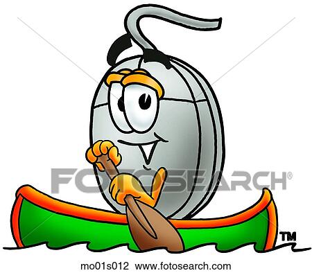 Mouse canoing View Large Clip Art Graphic Clipart - Mouse canoing. Fotosearch