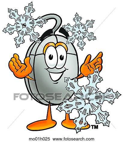 Mouse in snow View Large Clip Art Graphic Clipart - Mouse in snow. Fotosearch