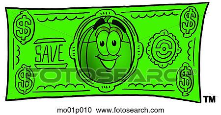 Mouse on a dollar bill View Large Clip Art Graphic Clipart - Mouse on a dollar bill. Fotosearch