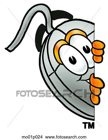 Mouse peeking around side View Large Clip Art Graphic Clipart - Mouse peeking around side. Fotosearch