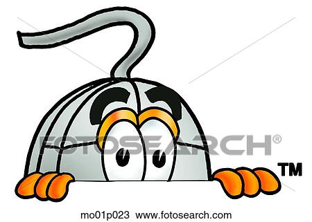 Mouse peeking over top View Large Clip Art Graphic Clipart - Mouse peeking over top. Fotosearch