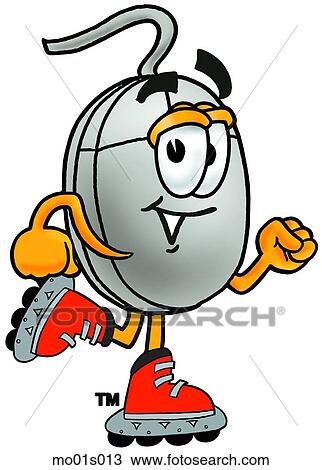 Mouse roller blading View Large Clip Art Graphic Clipart - Mouse roller blading. Fotosearch