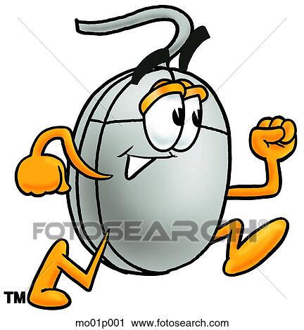 Mouse running View Large Clip Art Graphic Clipart - Mouse running. Fotosearch
