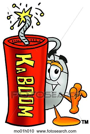 Mouse with fire cracker View Large Clip Art Graphic Clipart - Mouse with fire cracker. Fotosearch