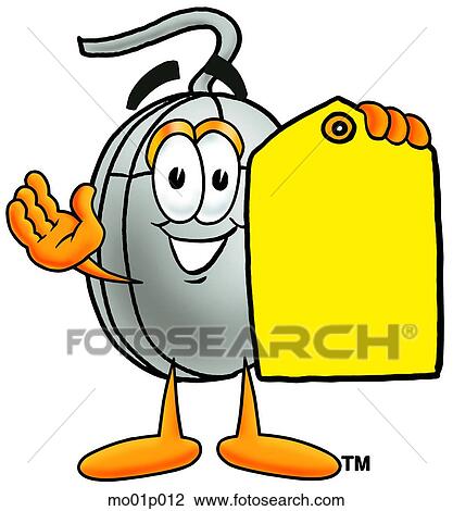 Mouse with price tag View Large Clip Art Graphic Clipart - Mouse with price tag. Fotosearch