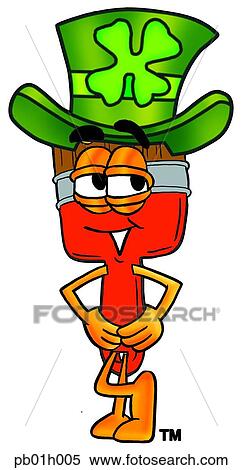 Paint brush and irish hat View Large Clip Art Graphic Clipart - Paint brush and irish hat. Fotosearch