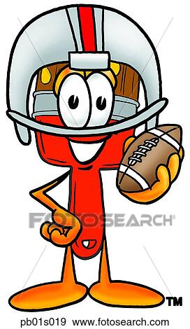 Paint brush playing football View Large Clip Art Graphic Clip Art - Paint brush playing football. Fotosearch