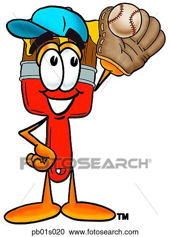 Paint brush playing Paint brush View Large Clip Art Graphic Clipart - Paint brush playing Paint brush. Fotosearch