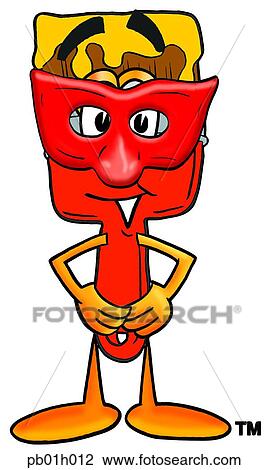 Clipart - Paint brush with mask. Fotosearch