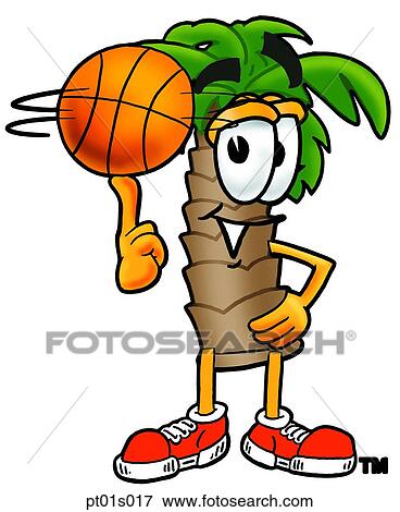 Palm tree playing Palm tree View Large Clip Art Graphic Clip Art - Palm tree playing Palm tree. Fotosearch