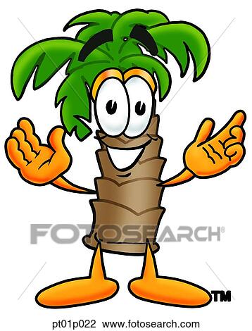 Palm tree with arms open View Large Clip Art Graphic Clipart - Palm tree with arms open. Fotosearch