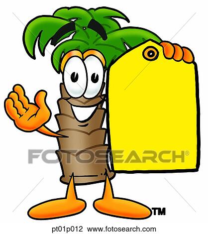 Palm tree with price tag View Large Clip Art Graphic Clipart - Palm tree with price tag. Fotosearch